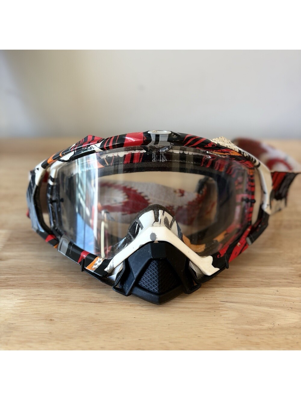 Oakley Mayhem MX Pop Art Goggles Motorcycle Anti Fog Lens